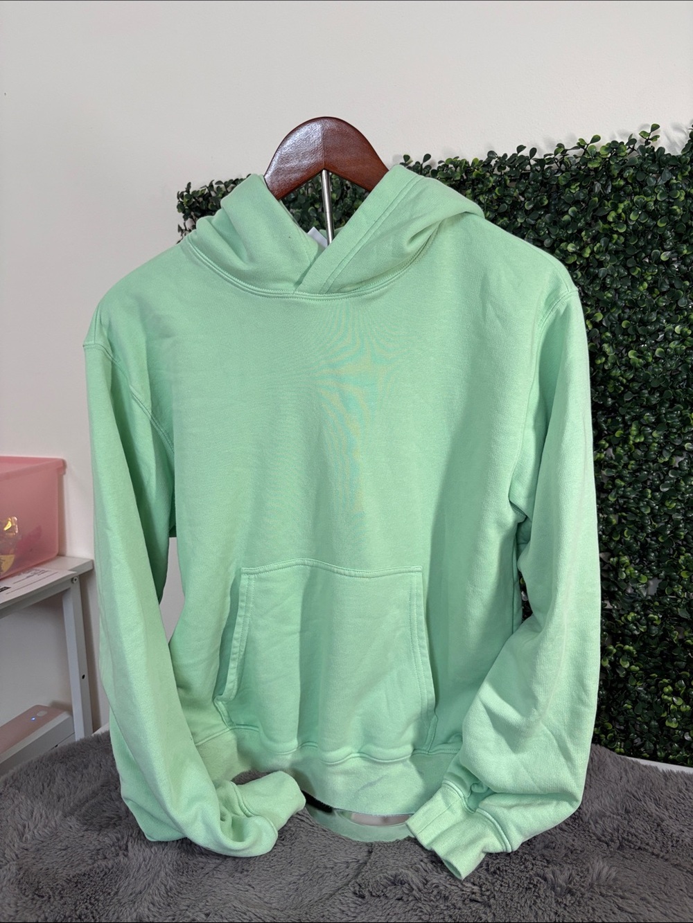 TNA Mint Green Hoodie Sweatshirt Size Small